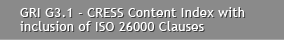 GRI Context Index Inclusion of ISO 26000 Clauses