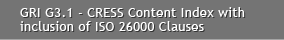 GRI Context Index Inclusion of ISO 26000 Clauses