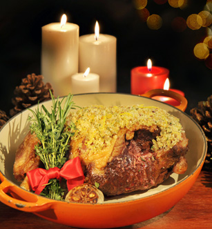 Rosemary Roast Lamb Leg