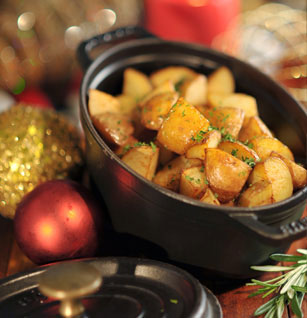 Herb and Garlic Roasted Potatoes